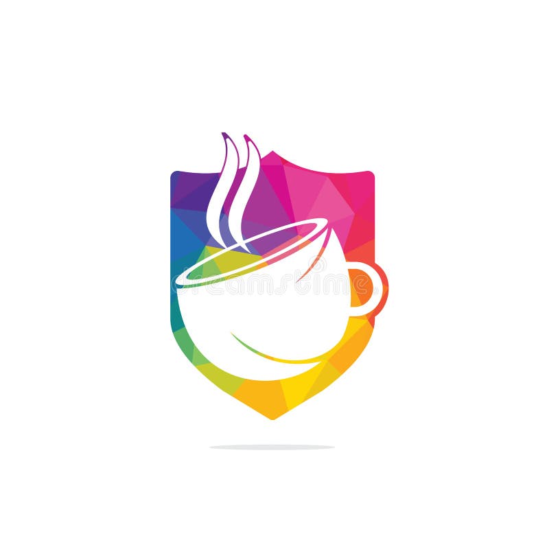 Design do logotipo do vetor de café do café do café ilustração do vetor Design do logotipo do vetor de café do café do café ilustração do vetor