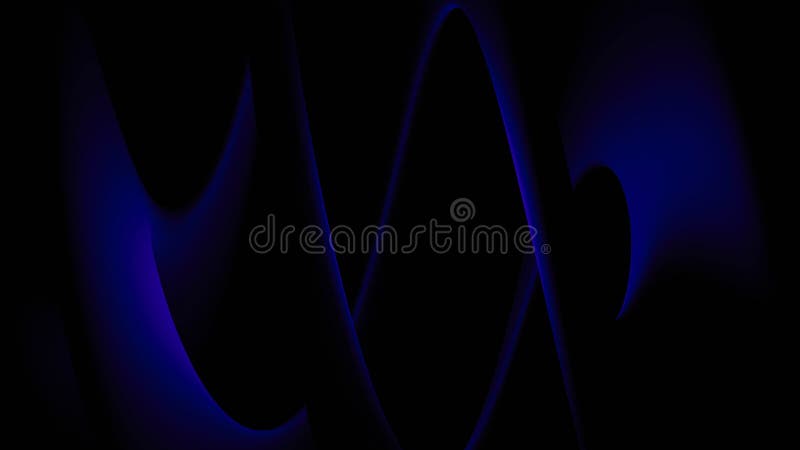 Design elegante e blu ondulato astratto con un'estetica fluida ed moderna royalty illustrazione gratis