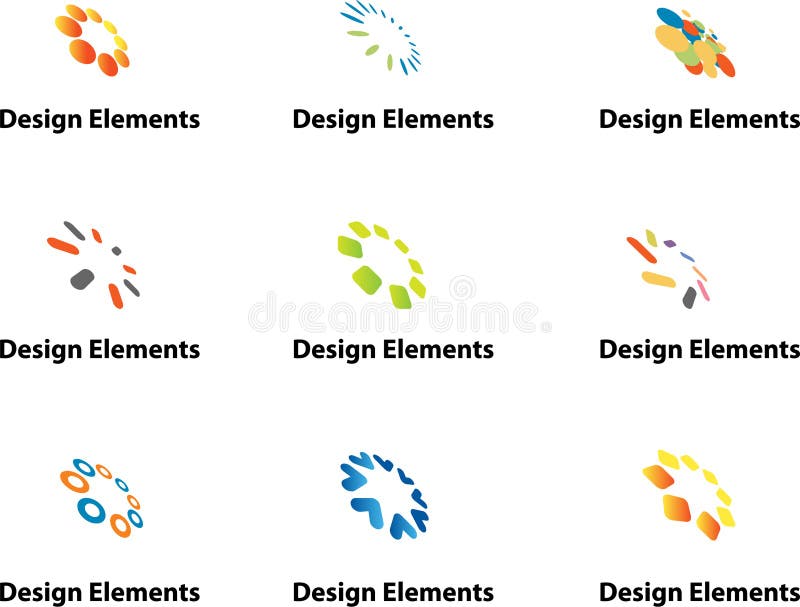 Design elements royalty free illustration