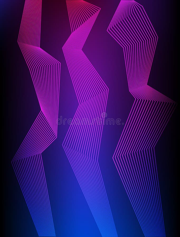 Neon Design element wavy from many parallel lines02 vector illustration Neon Design element wavy from many parallel lines02 vector illustration