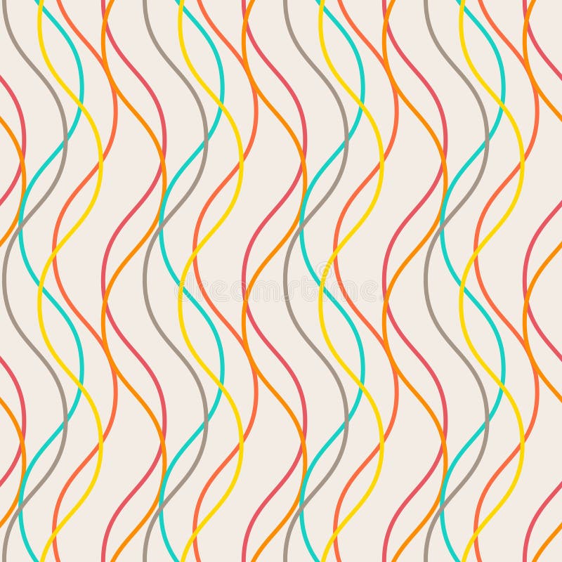Design elements - colorful waves royalty free illustration