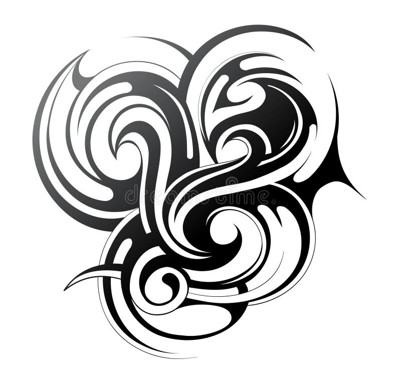Tribal Wind Tattoo