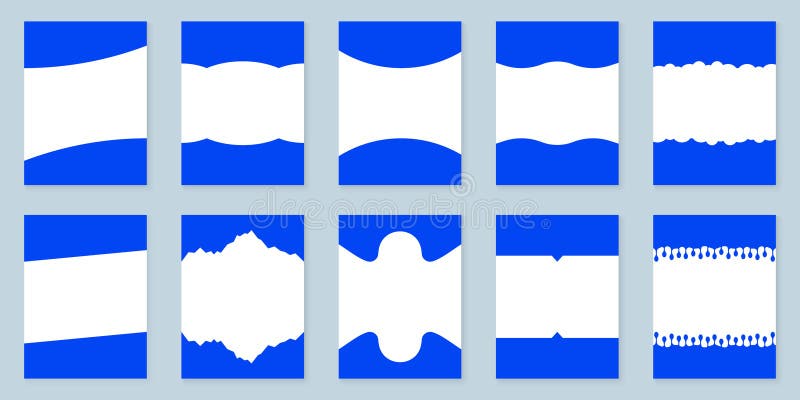 Design Elements for Top and Bottom Web Pages. Abstract Divider Shapes for Websites on White Background. Border, Curved vector illustration