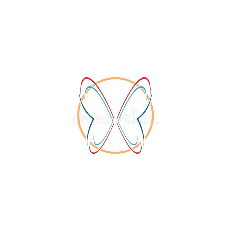 Design f? r sk? nhetfj? rilssymbol vektor illustrationer