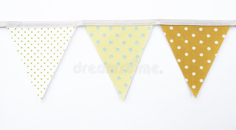 Design Fabric pennant flag royalty free stock images Design Fabric pennant flag royalty free stock images