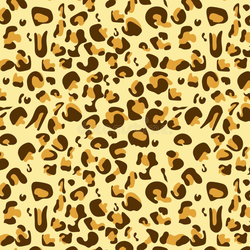 Design för modell för djur färg för leopard sömlös, vektorillustrationbakgrund Ändlös textur för textilen, papper, tapettryck vektor illustrationer Design för modell för djur färg för leopard sömlös, vektorillustrationbakgrund Ändlös textur för textilen, papper, tapettryck vektor illustrationer