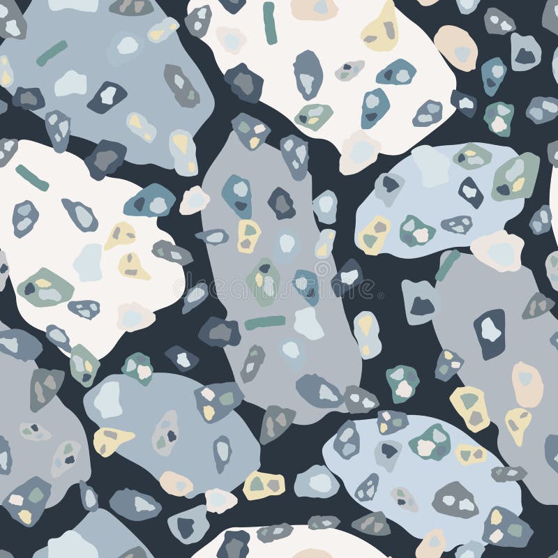 Design för modell för utdragen terrazzo för hand sömlös Golvet marmorerar modellen royaltyfri illustrationer Design för modell för utdragen terrazzo för hand sömlös Golvet marmorerar modellen royaltyfri illustrationer
