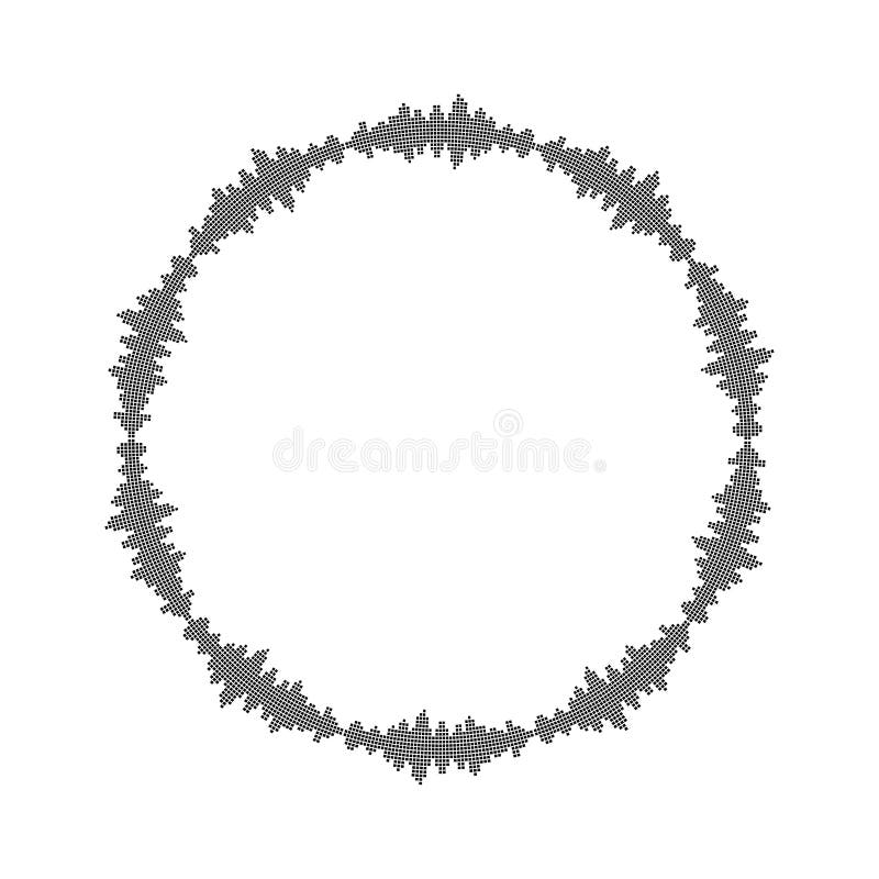 Design för symbol för symbol för vektor för cirkel för solid våg för utjämnaremusik royaltyfri illustrationer Design för symbol för symbol för vektor för cirkel för solid våg för utjämnaremusik royaltyfri illustrationer