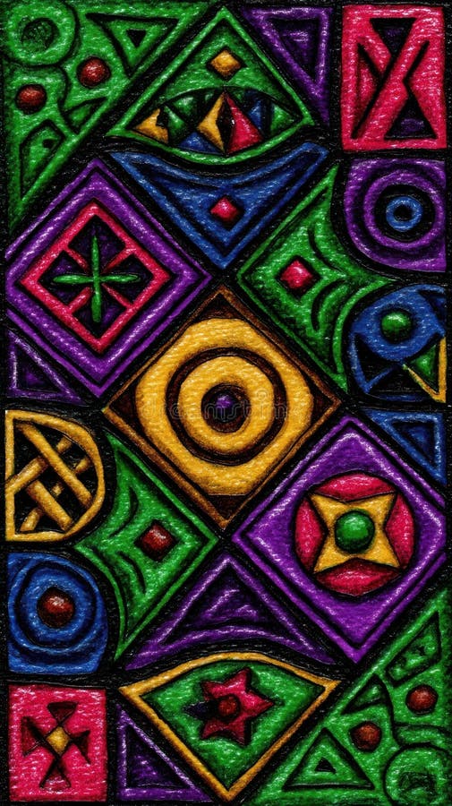 Design geometric abstract al mozaicului cu aspect colorat din sticlă colorată suprafață texturată royalty free stock images