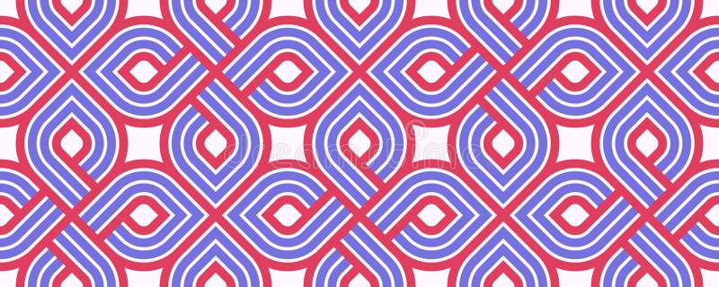 Design geometric al vectorului de tipar fără probleme. royalty free illustration