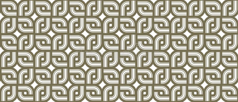 Design geometric al vectorului de tipar fără probleme. stock illustration