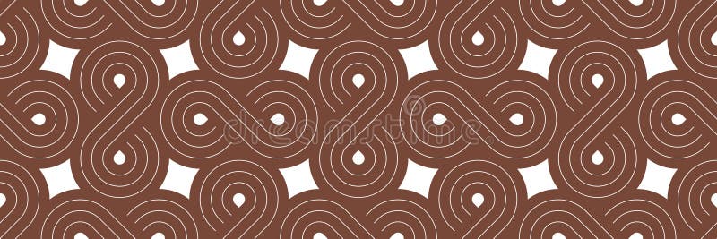 Design geometric al vectorului de tipar fără probleme. royalty free illustration