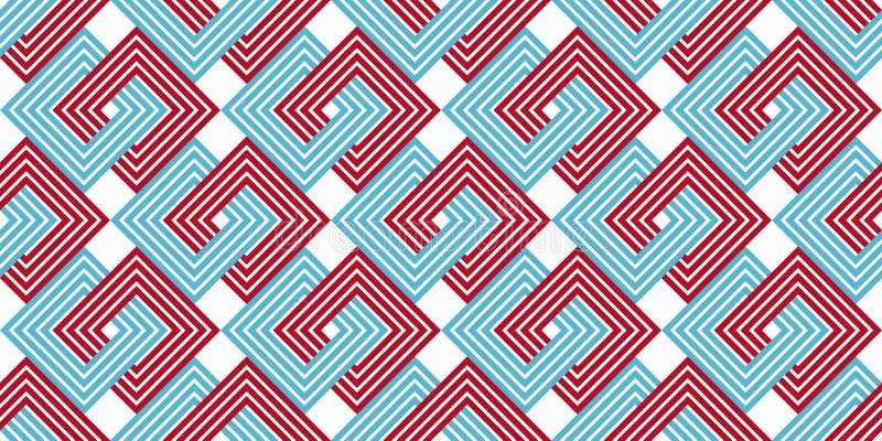 Design geometric geometric al vectorului de tipar fără sudură, retrostil modern, înclinare minimă a grilei. royalty free illustration