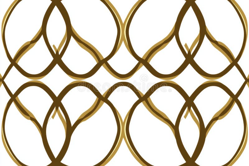 The design includes a geometric pattern with lines on a seamless modern background, adorned with a white and gold stock image