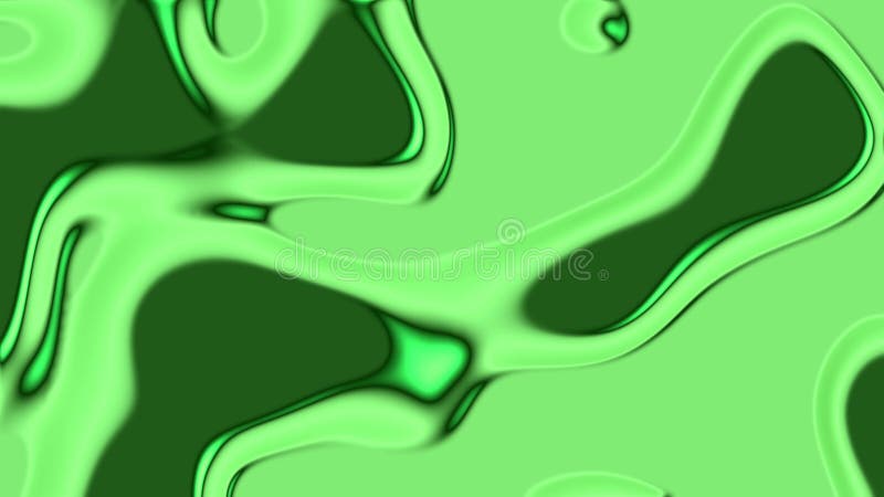 Design liquide abstrait vert moderne avec des contours fluides. illustration libre de droits