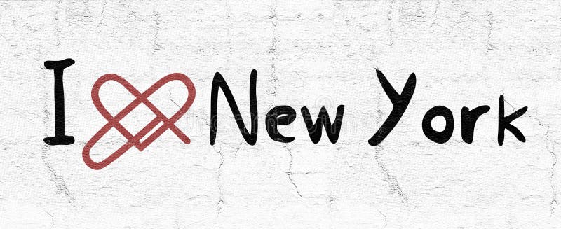 Love New York icon royalty free illustration Love New York icon royalty free illustration