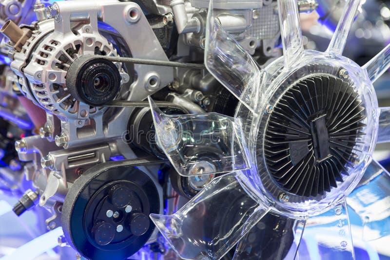 The Design of the Modern Car Engine Stock Photo Image of metal, mechanic 227849628