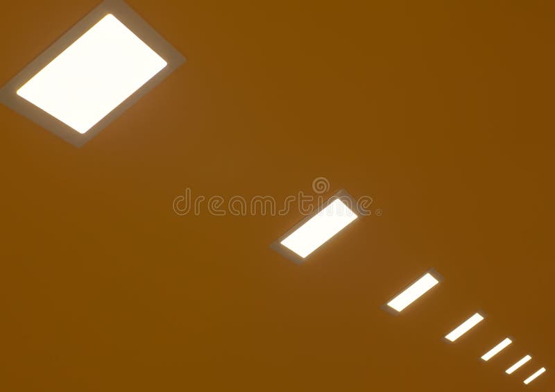 Design of a Modern Ceiling Lights Stock Photo Image of decor