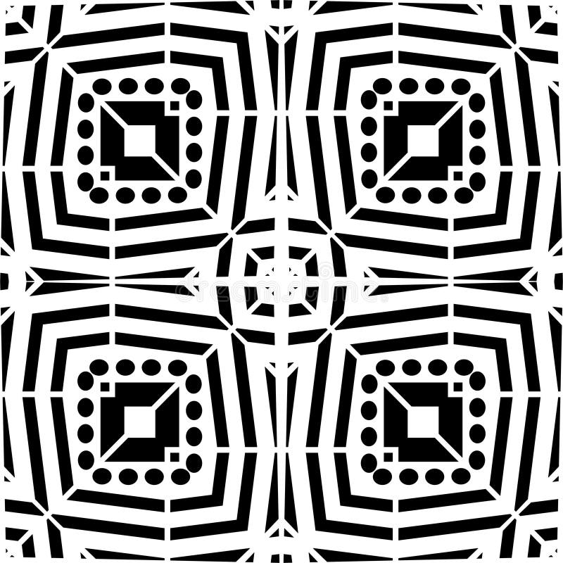 Design pattern white vector black geometric zebra decorative carpet culture vector illustration