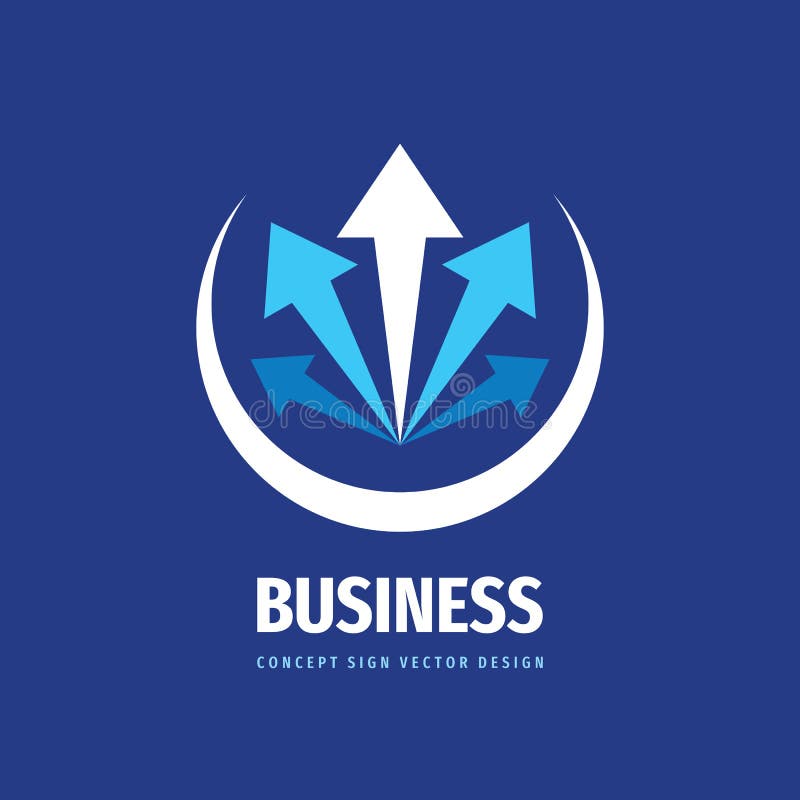 Design pentru design pentru conceptul de tendință de business. design de marketing pentru dezvoltare. simbol strategie direcție să stock illustration