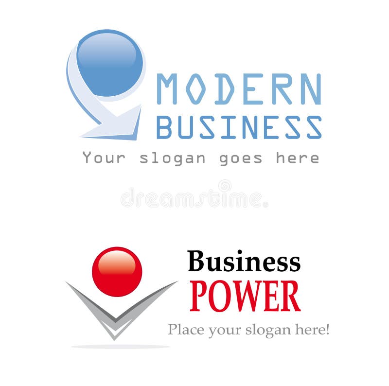 Design pentru sigla firmei royalty free illustration