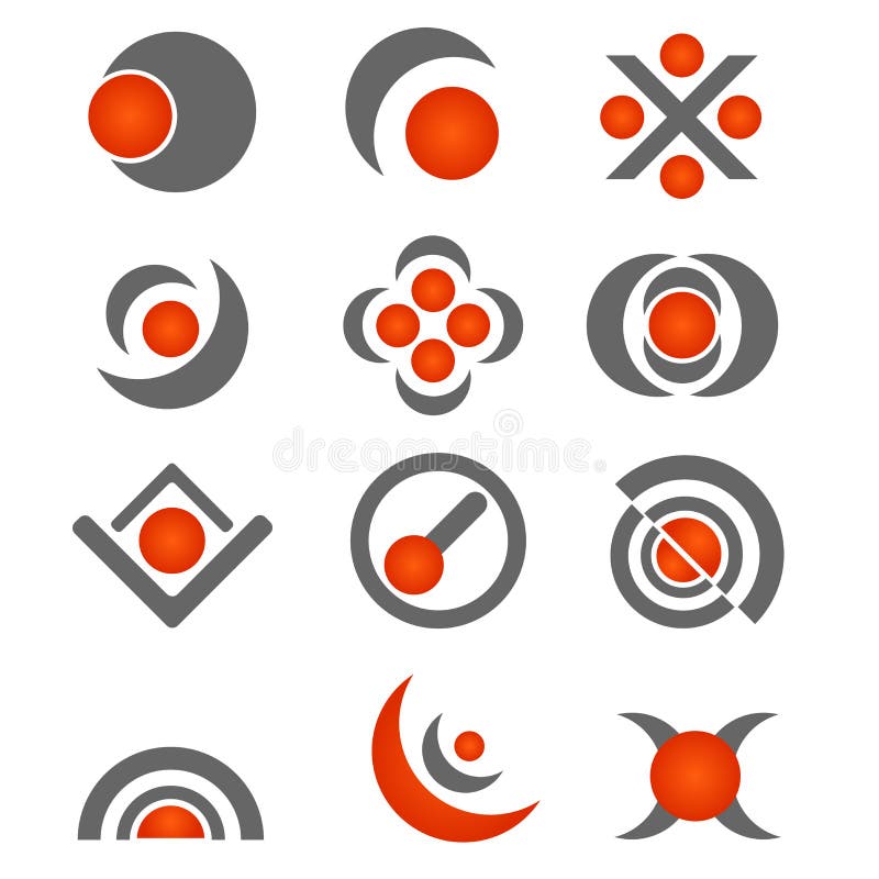 Design pentru sigla firmei vectoriale stock illustration