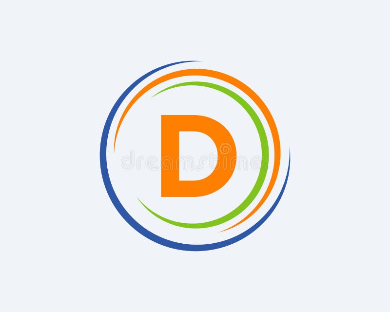 Design pentru sigla literă. design unic modern pentru siglă creativă. șablon pentru sigla firmei pentru scrisori inițiale royalty free illustration