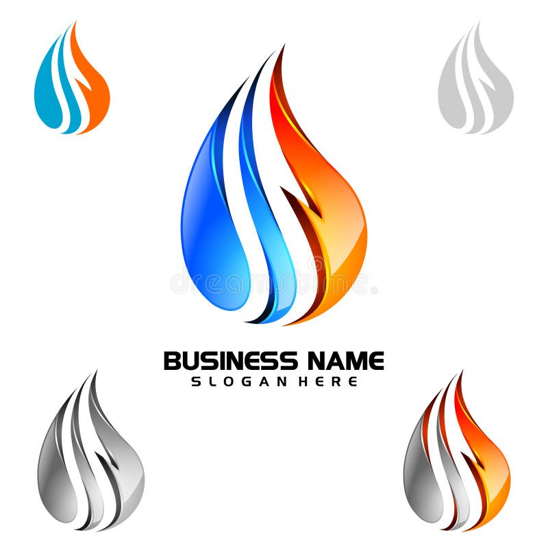 Design pentru vectorul piciorului de apă 3d royalty free illustration
