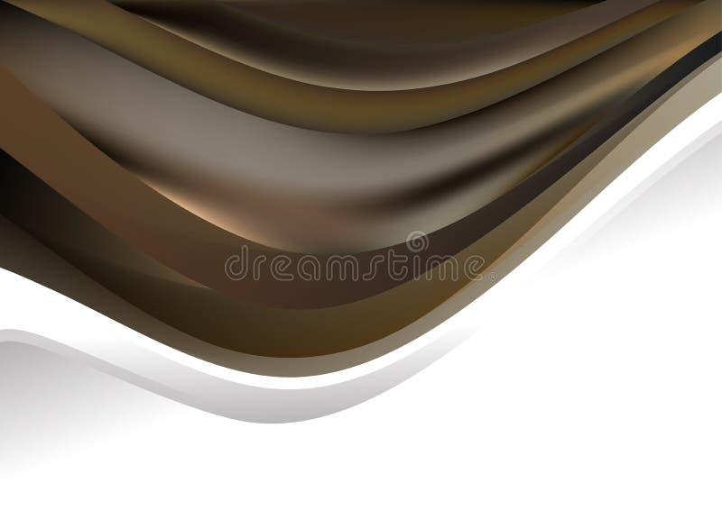 Design pentru vectorul vectorial futuristic pentru linii maro stock illustration
