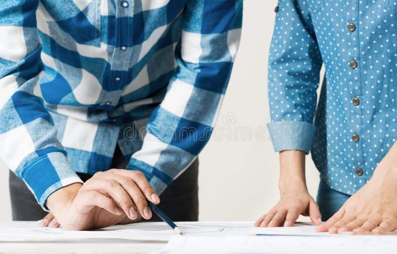 Design Project Discussing in Architecture Studio Stock Photo Image of constructor, desk 263605068