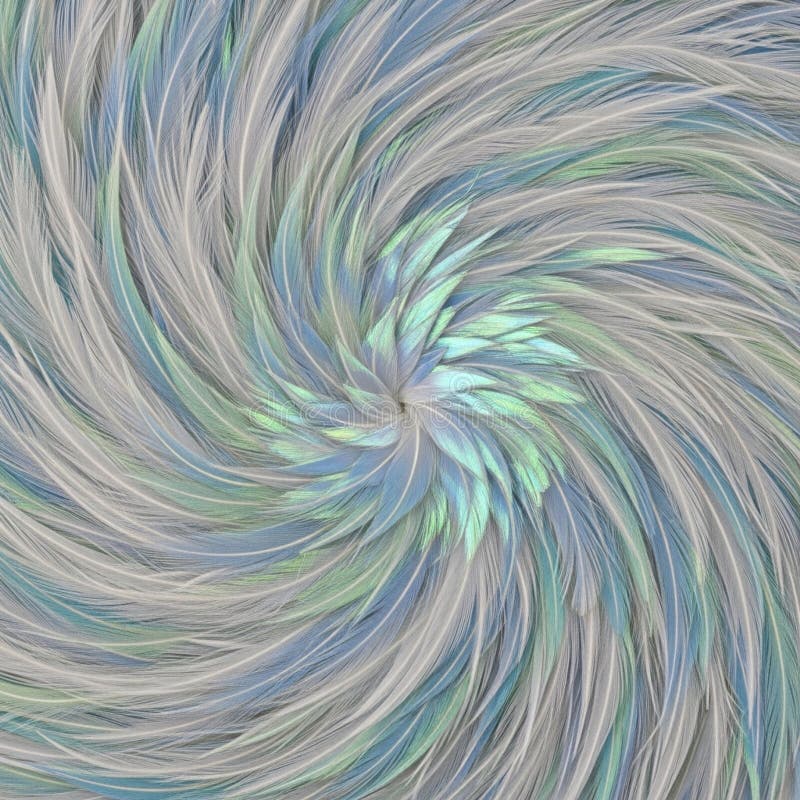 The design radiates from the center, creating a vortex effect royalty free illustration