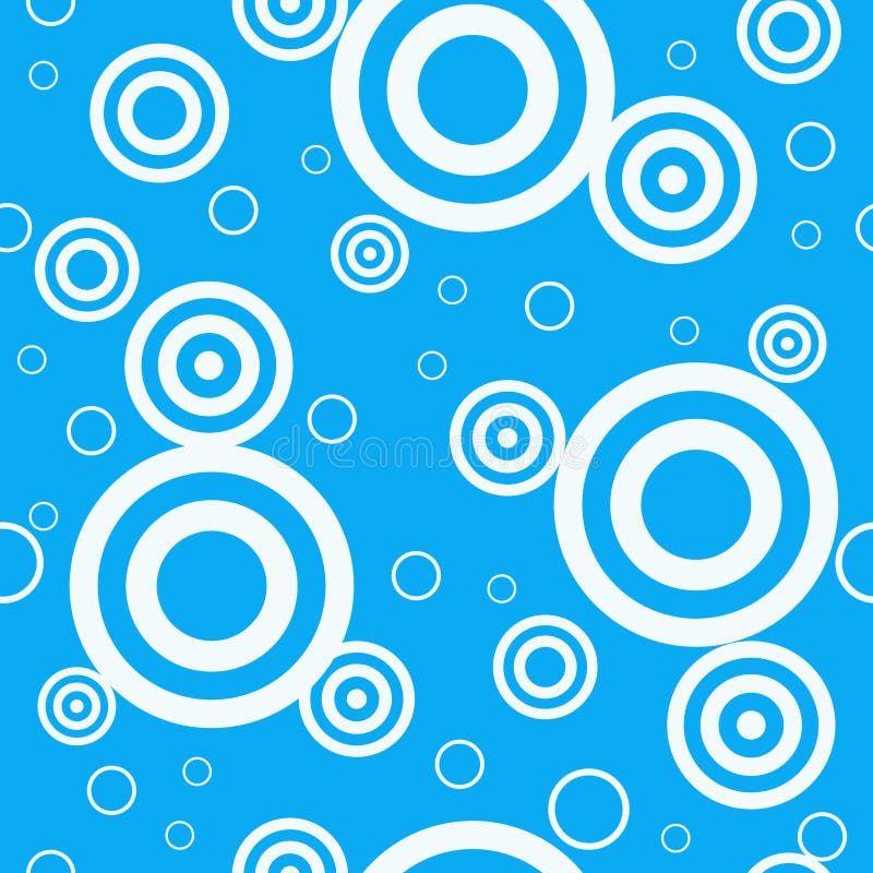 Design retro blue seamless pattern