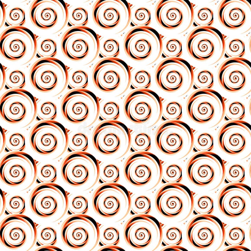 Design seamless colorful decorative spiral pattern