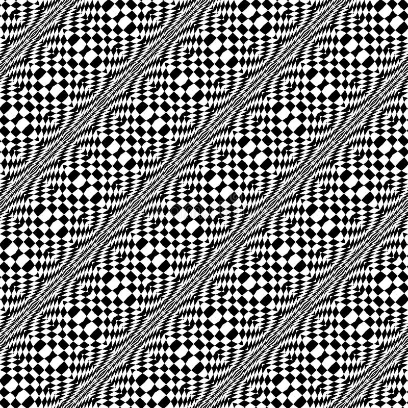 Design Seamless Monochrome Checkered Pattern Stock Vector ...