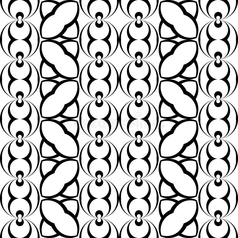 Design seamless monochrome geometric pattern