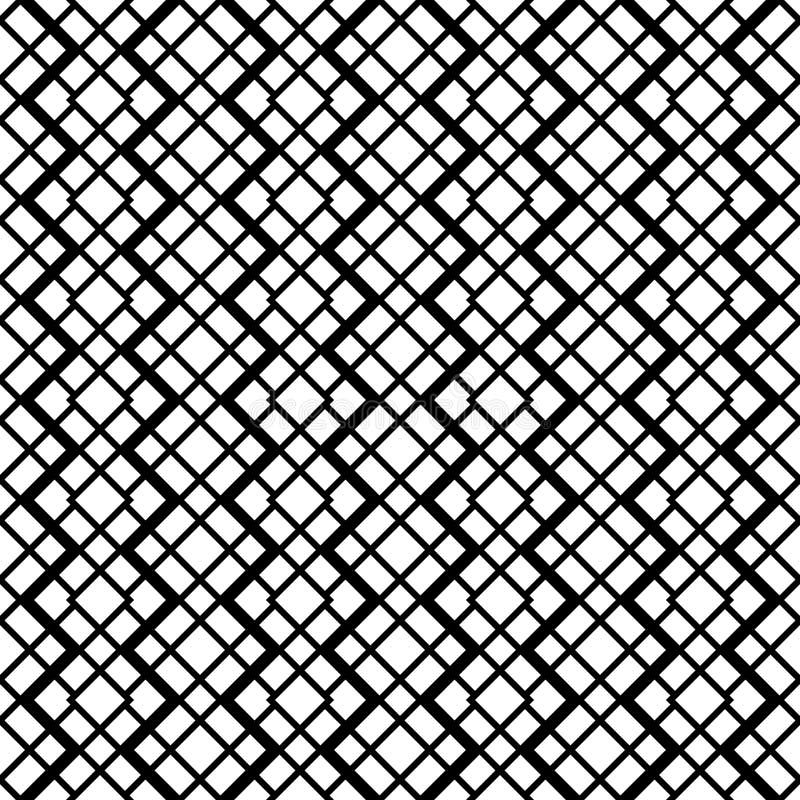 Design Seamless Monochrome Grating Pattern Stock Vector - Illustration ...