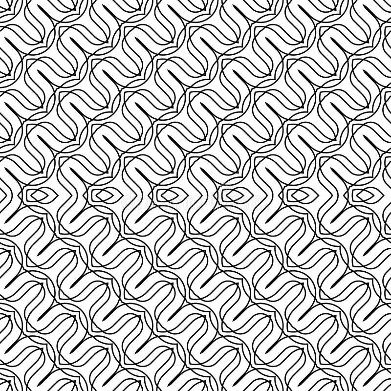Design seamless monochrome zigzag pattern. Abstract stripy background. Vector art