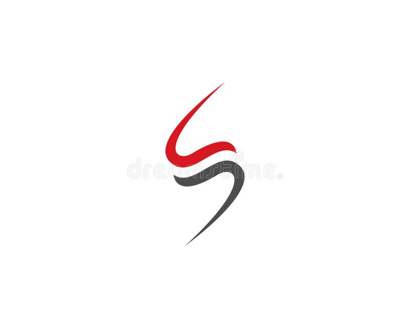 Design siglă pentru scrisori stock illustration
