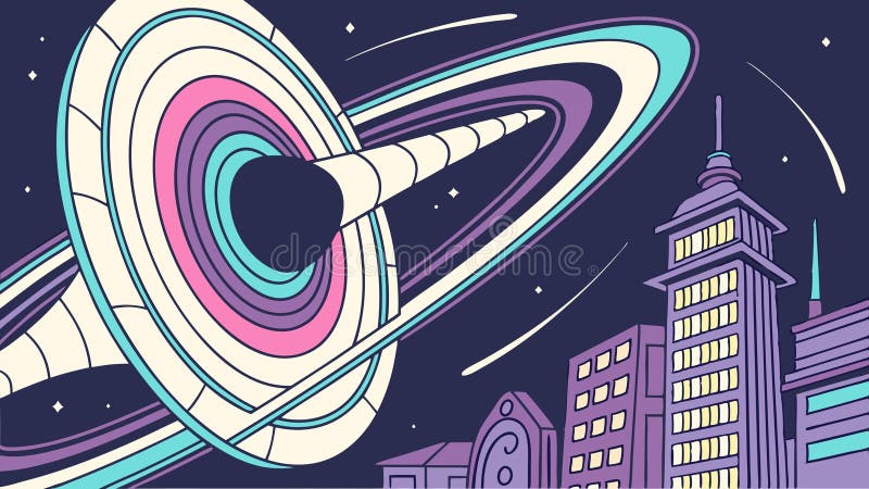 Design-ul vectorial al arhitecturii moderne Generative AI stock illustration