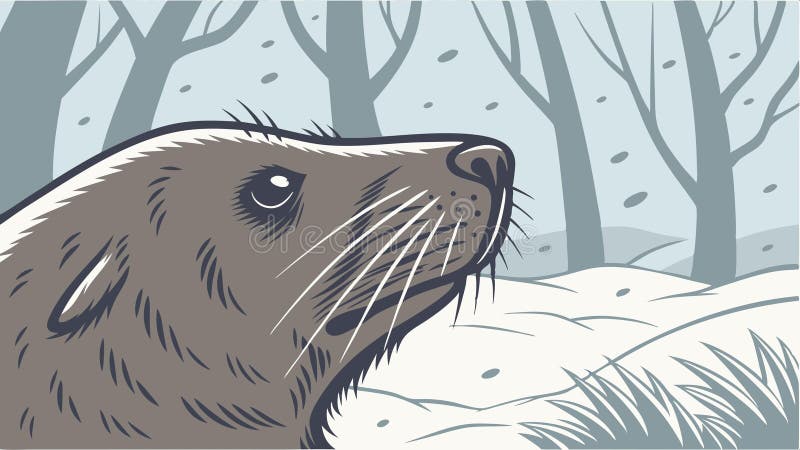 Design-ul vectorial caracteristic pentru expozarea mamiferelor acvatice și faunei sălbatice, cu filtre drăguțe, Generativ AI stock illustration