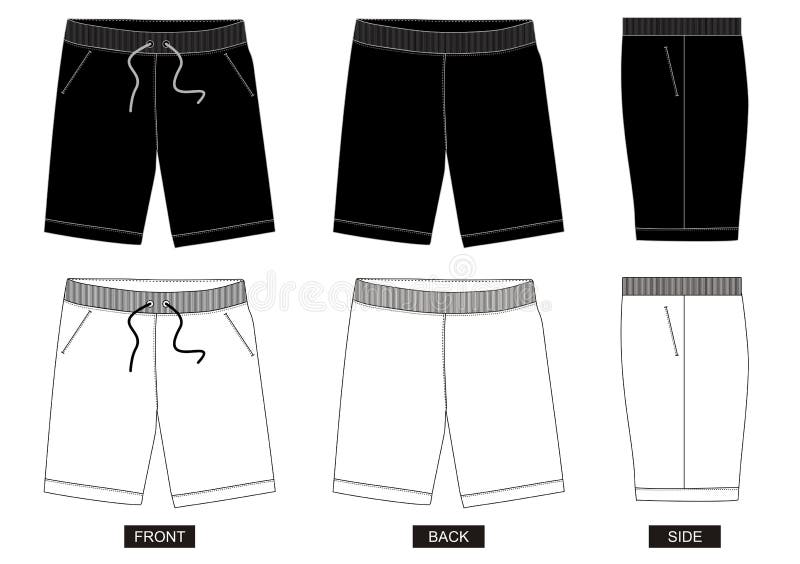 mens shorts vector