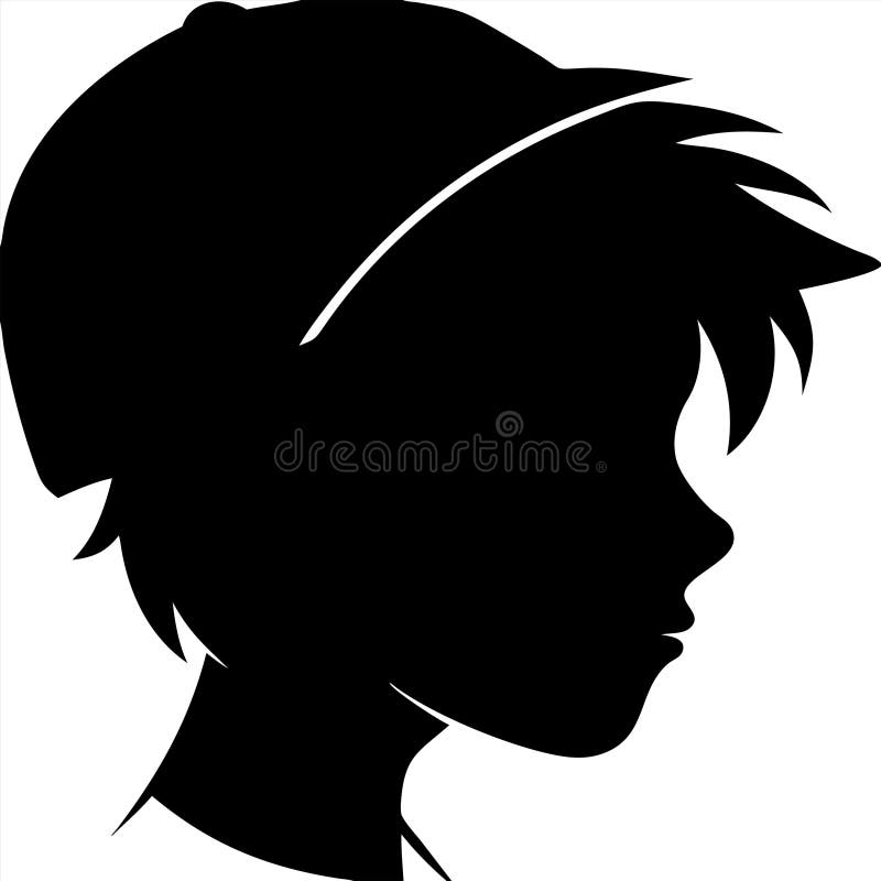 Design Vettore profilo Silhouette figlio per progetti artistici e creativi. Questa immagine presenta il profilo di una silhouette nera di un bambino in un design semplice e minimale perfetto per vari progetti artistici e creativi. La struttura cattura la vista laterale di una faccia di bambini delineata in uno stile grafico pulito. Può essere utilizzato per illustrazioni di disegno o come modello vuoto per stencil di oggetti e materiale didattico. Il design digitale vettoriale è adatto per colorare libri tatuati e progetti DIY che consentono la versatilità nell'espressione creativa. Creato utilizzando la tecnologia AI.