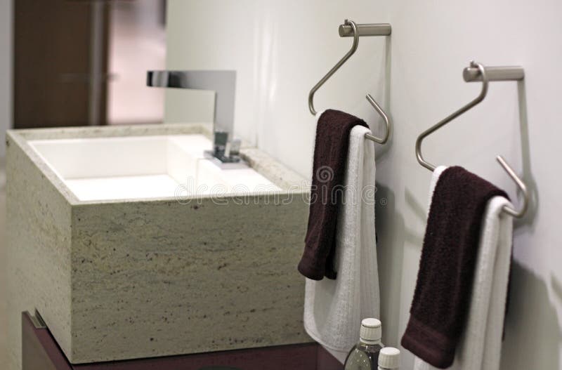 Design washbasin and towels