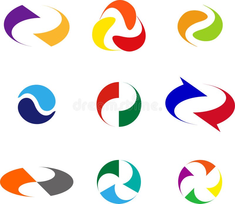 Design wave logo element