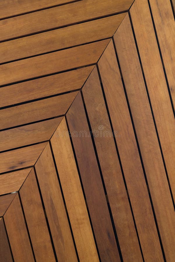 Design of wood plank used for modern wall interior royalty free stock image