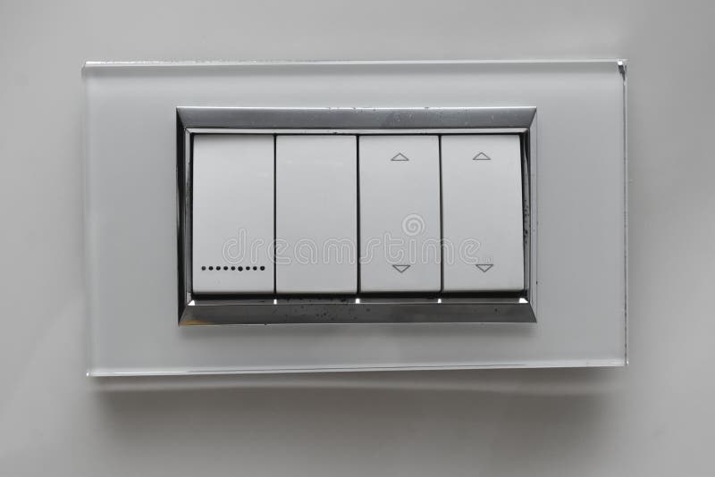 DESIGNER ELECTRICAL SWITCH BOARD with Two Way SWITCH on Laminated Tile