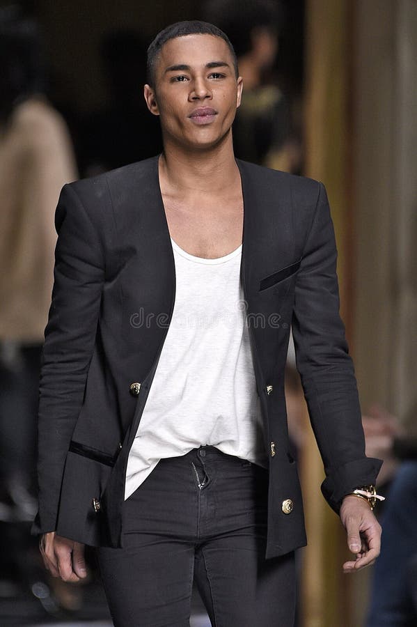 sprede Senator lære Designer Olivier Rousteing Walks the Runway during the Balmain Show  Editorial Photo - Image of winter, fashionable: 68891431