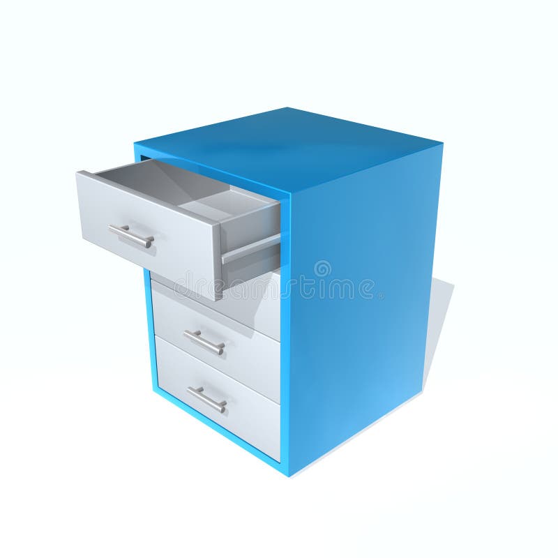 Desk stock illustration