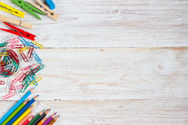 Desk of an artist