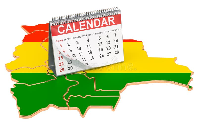 Bolivia Calendar Stock Illustrations – 64 Bolivia Calendar Stock